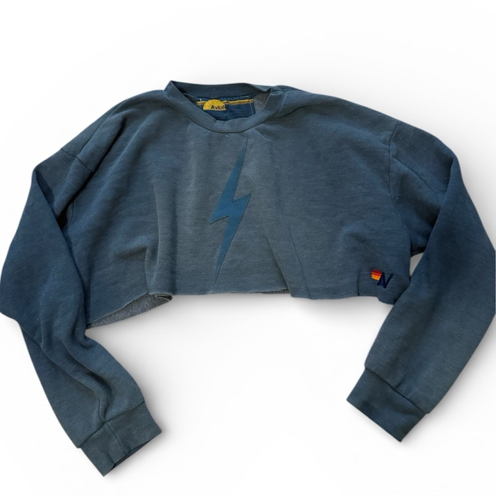 Aviator Nation Cropped Hoodie